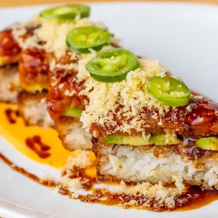 Spicy Tuna Rice Cakes