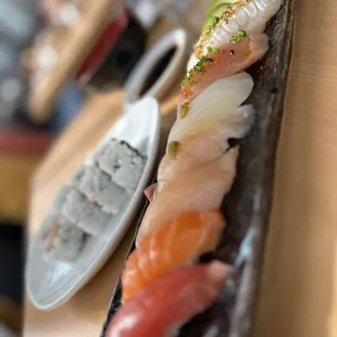 Nigiri sushi that melts in your mouth.