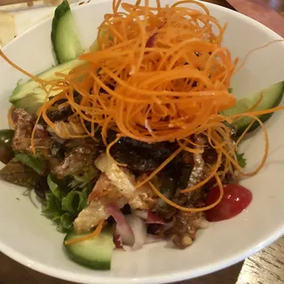 Salmon Skin Salad