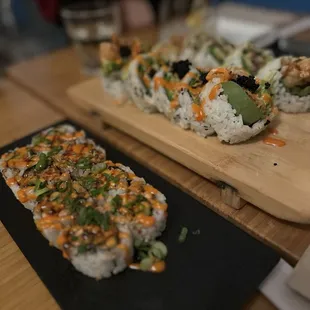 sushi and sashimi, sushi, food, sashimi