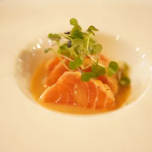 Seared salmon