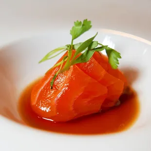 Salmon Truffle Sashimi