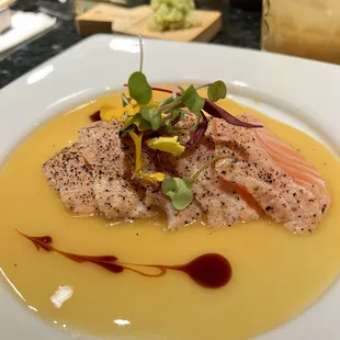 Salmon Ponzu Sashimi