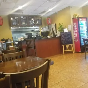 Inside, in the plaza same as Crafted and Publix