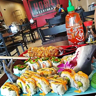 sushi and sashimi