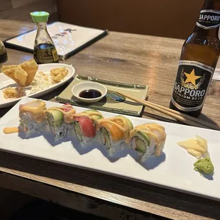 Rainbow roll