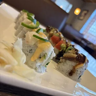 13. Parkville Dragon Roll and another I can&apos;t remember the name of