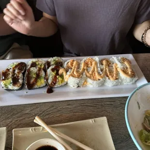 sushi rolls