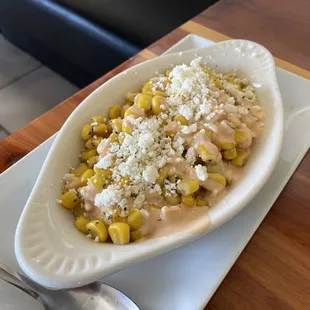 Watered down street corn...forgot Tajin