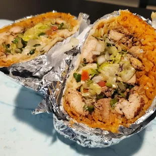 Fusion Chicken Burrito