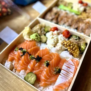 Salmon Bento