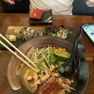 Spicy Green Curry Ramen