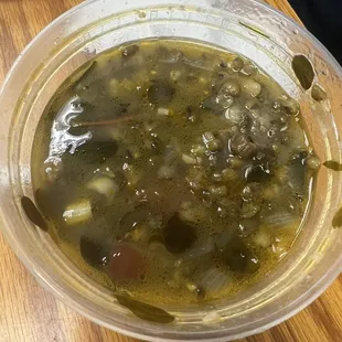 Mongo (mung bean soup)