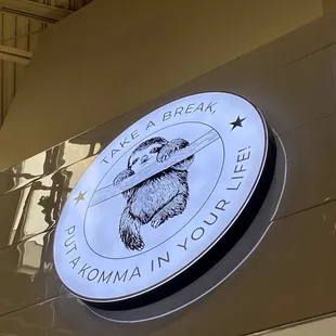 a sign for komma in your life