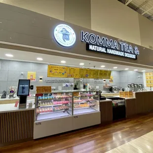 the interior of a coffee shop