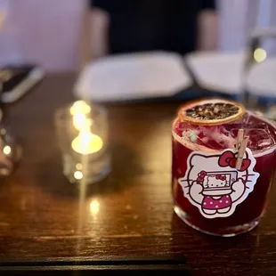 Hello Kitty cocktail