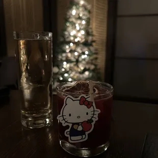 Hello kitty drink