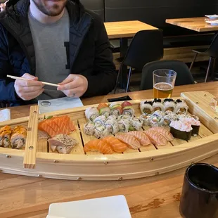 sashimi, sushi and sashimi, food, sushi
