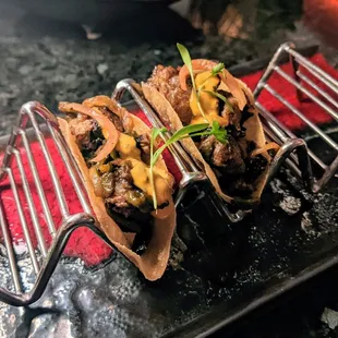 Wagyu Skirt Steak Tacos