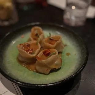 Chicken Dan Dan Dumplings