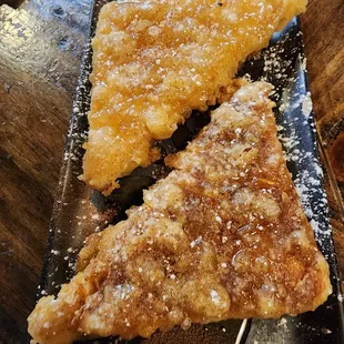 Tempura sopailla cheesecake