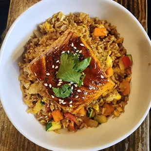 Salmon (temporary) Fried Rice