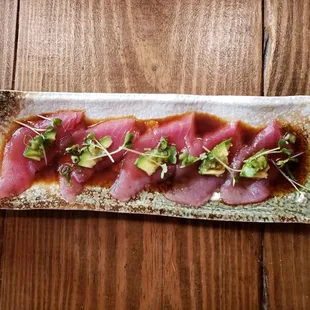 Tuna sashimi special