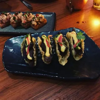 Wagyu Skirt Steak Tacos