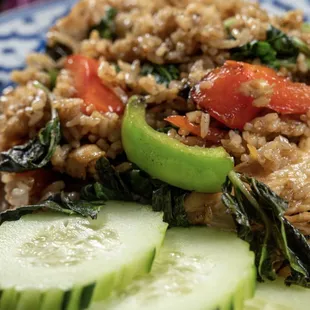 Thai chili basil fried rice