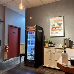 the kitchen and dining area