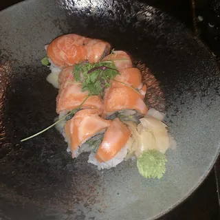 Garlic Salmon Roll