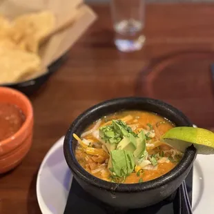 Tortilla soup cup