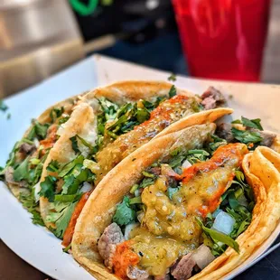 Tacos de asada