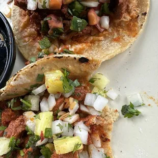 Barbacoa and Carnatias Tacos