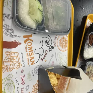 Crab Rangoon and larb chicken is the best!!!!