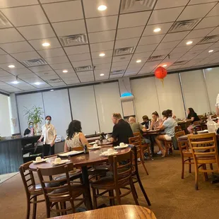 Inside restaurant