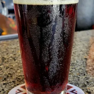Lavaman Red Ale Beer 16floz Draft $8.00 (10/29/24). @KonaBrewingHawaiiKai #Oahu #Hawaii #CraftBeer #Beer #DrinkPorn