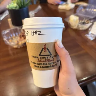 Best hazelnut latte I've ever had! Cozy, clean, and the staff are super kind. Highly recommend!