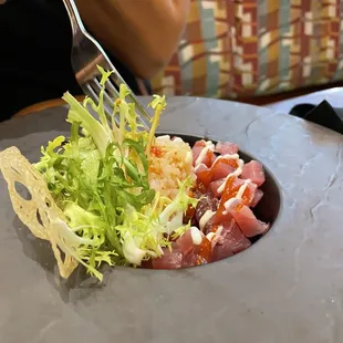 Tuna poke bowl
