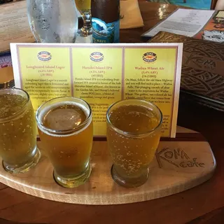 Kona Beer Flight (featuring Three 5-oz Samplings)