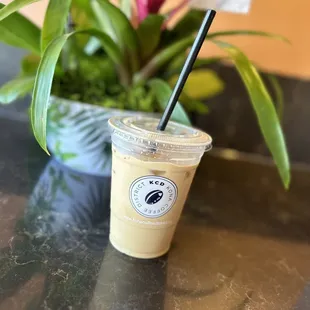 Dark Muscovado Latte(with brown sugar)