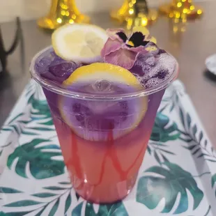 Purple Sunset Splash Tea