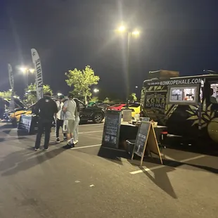 Kona coffee truck at a Car meet