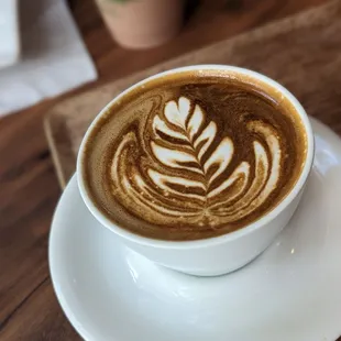 Black sesame latte