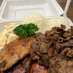 Beef and Chicken &amp; Beef Combo