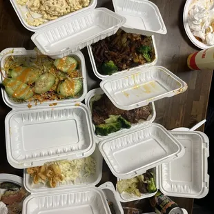 This is post enjoying the family feast...absolutely delicious!