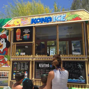 a woman and two children