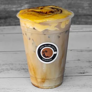 Iced Crème Brûlée Latte