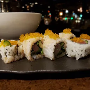 Hamachi tuna cilantro roll