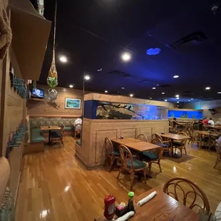 Inside the restaurant